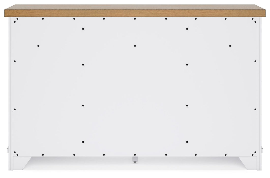 Ashbryn - Dining Room Server - White / Natural