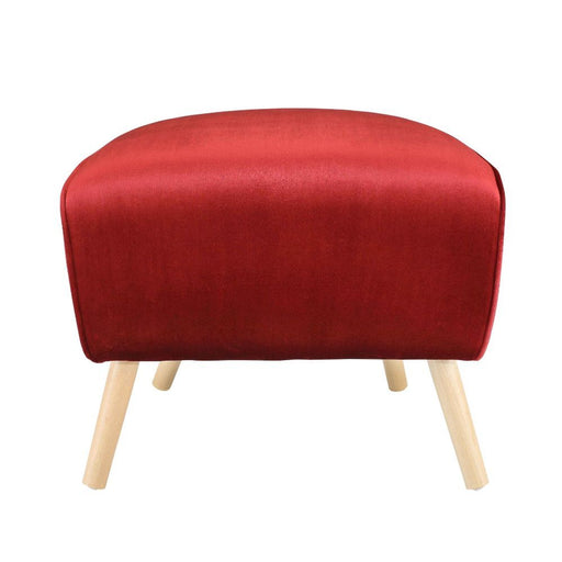 Aisling - Ottoman - Red Velvet Unique Piece Furniture