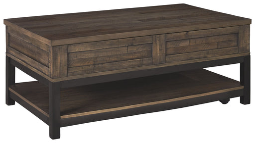 Johurst - Grayish Brown - Lift Top Cocktail Table Unique Piece Furniture