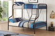 Cairo - Twin Over Full Bunk Bed - Sandy Black Unique Piece Furniture