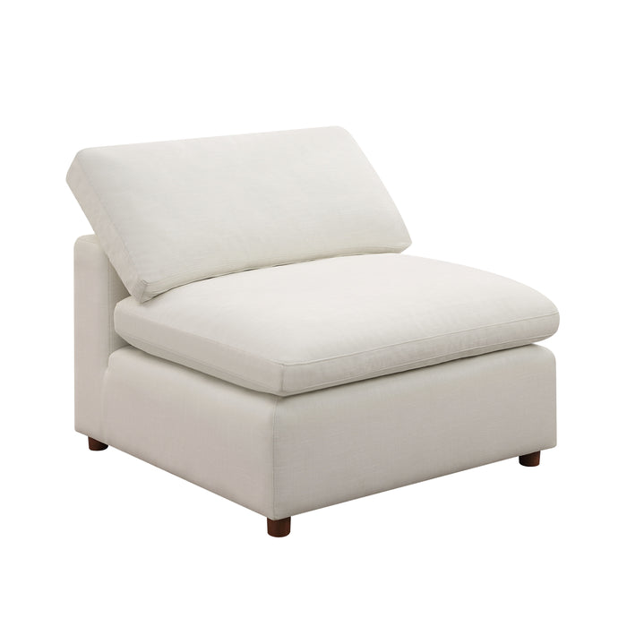 Modern Modular Sectional Sofa Set, Self-Customization Design Sofa, White