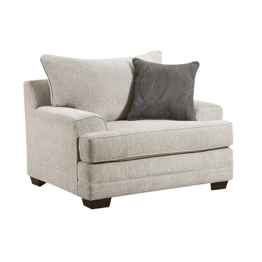 Avedia - Chair - Beige/Gray Chenille Unique Piece Furniture