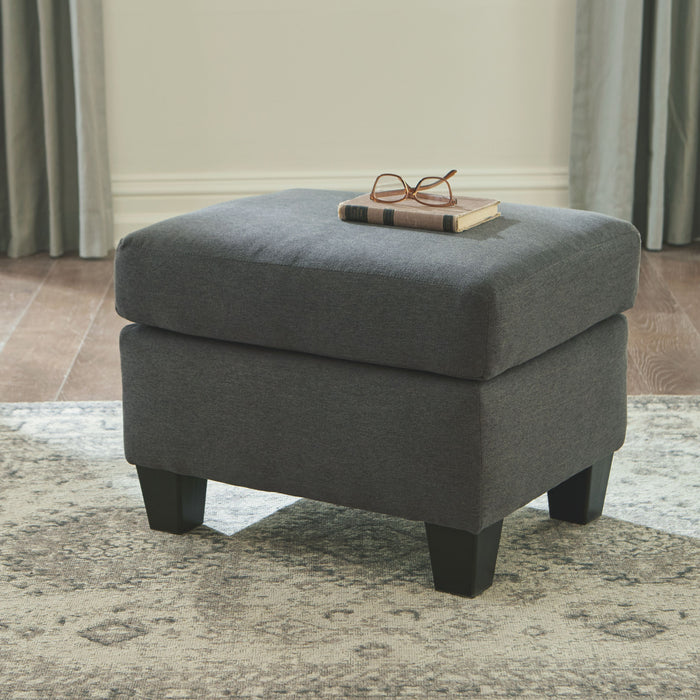 Bayonne - Charcoal - Ottoman Unique Piece Furniture