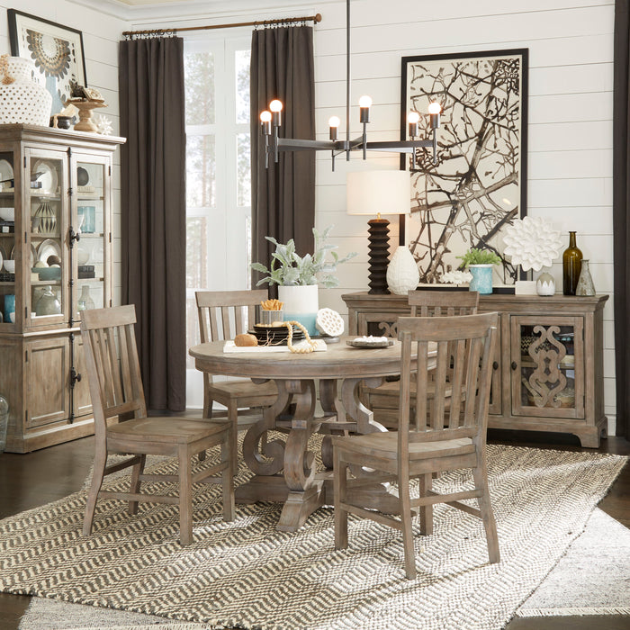 Tinley Park - Server - Dove Tail Grey Unique Piece Furniture