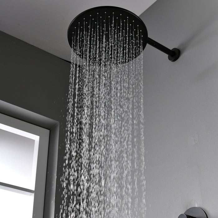 Thermostatic Complete Rainfall Shower System With Rough-In Valve