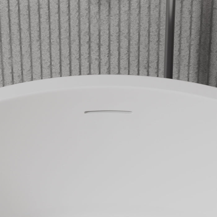 49 Inch Round Solid Surface Bathtub