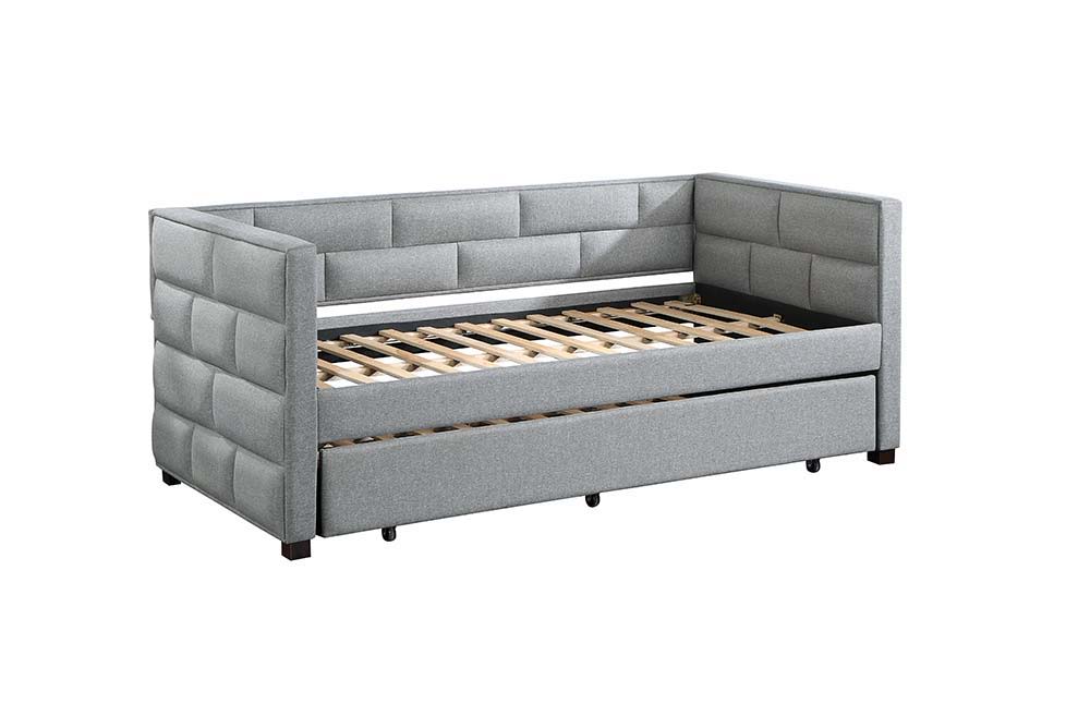 Ebbo - Daybed - Gray Fabric Unique Piece Furniture