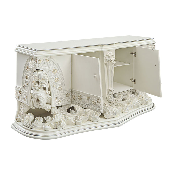 Acme Adara Dresser Antique White Finish