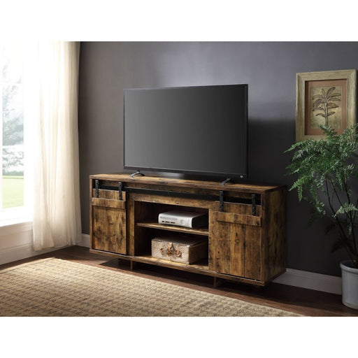 Bellarosa - TV Stand - Rustic Oak Unique Piece Furniture
