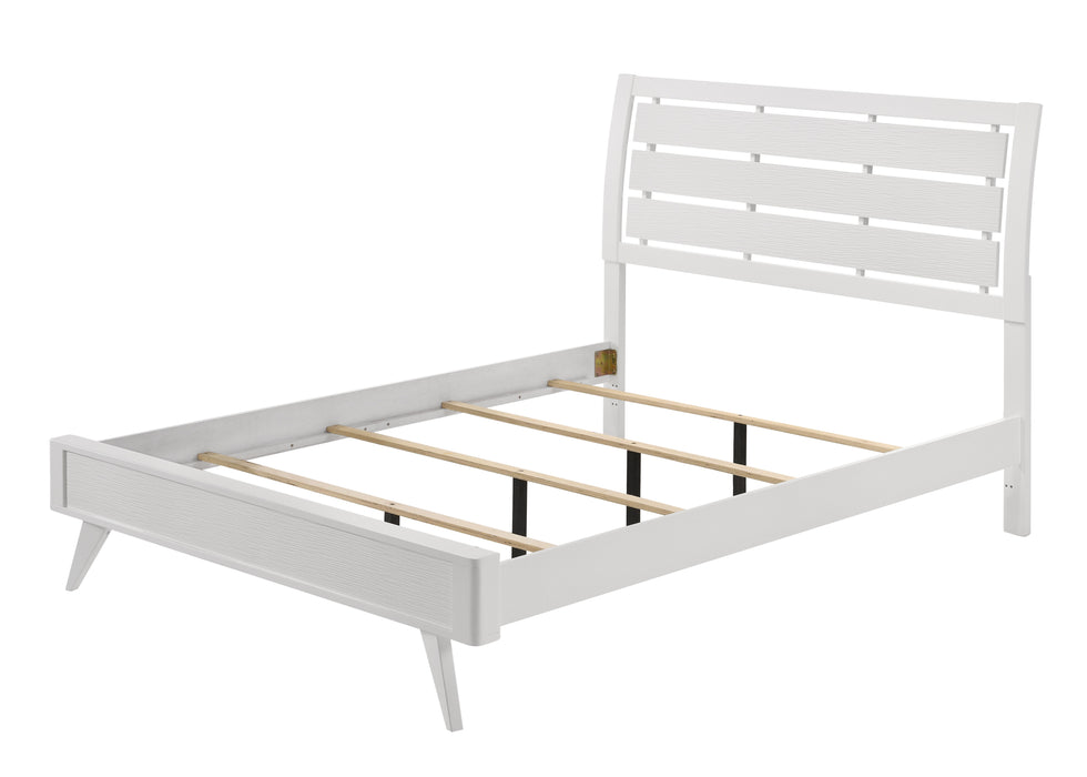 Acme Cerys Eastern King Bed, White Finish
