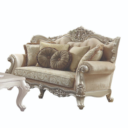 Bently - Loveseat - Fabric & Champagne Unique Piece Furniture
