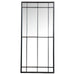 Annetta - Rectangular Window Pane Wall Mirror - Black Unique Piece Furniture