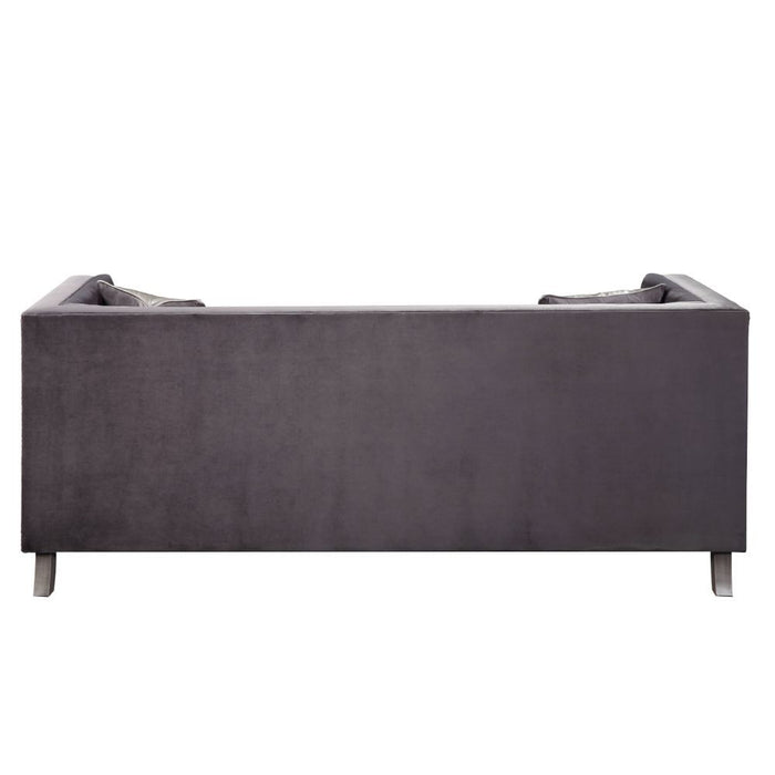 Hegio - Sofa - Gray Velvet Unique Piece Furniture