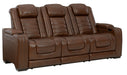 Backtrack - Chocolate - Pwr Rec Sofa With Adj Headrest Unique Piece Furniture