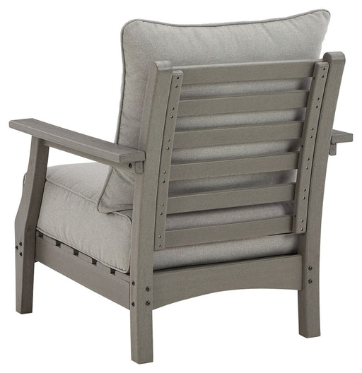 Visola - Gray - Lounge Chair W/Cushion (Set of 2) Unique Piece Furniture