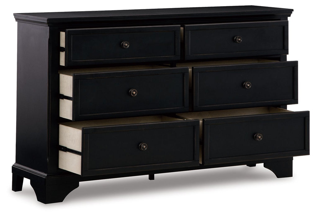 Chylanta - Black - Dresser Unique Piece Furniture