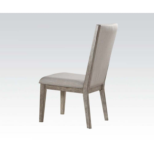 Rocky - Side Chair (Set of 2) - Fabric & Gray Oak Unique Piece Furniture
