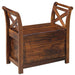 Abbonto - Warm Brown - Bench Unique Piece Furniture