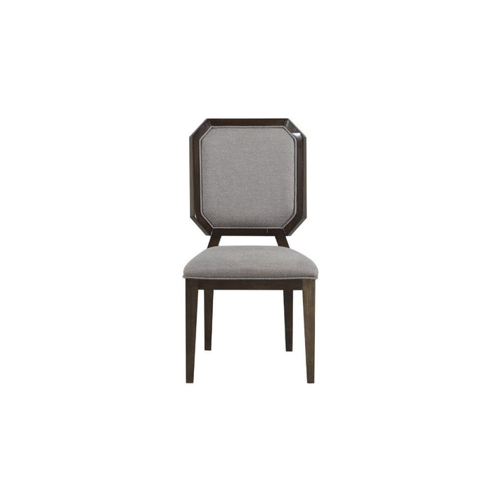 Selma - Side Chair (Set of 2) - Gray Fabric & Tobacco