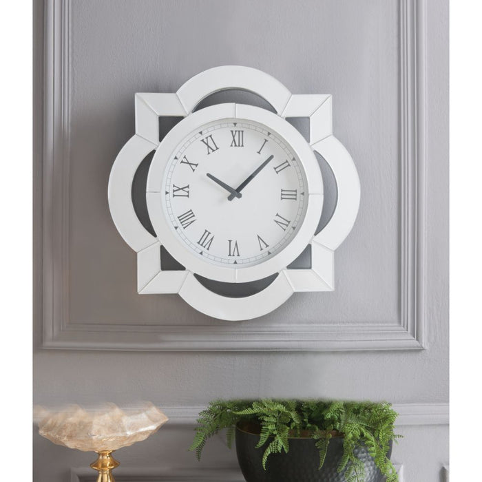 Lilac - Wall Clock - Mirrored Unique Piece Furniture