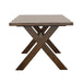 Alston - X-Shaped Dining Table - Knotty Nutmeg Unique Piece Furniture