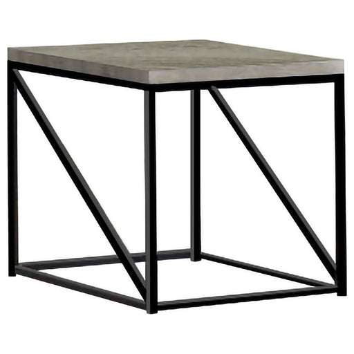 Birdie - Square End Table - Sonoma Gray Unique Piece Furniture