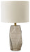 Taylow - Gray - Glass Table Lamp Unique Piece Furniture