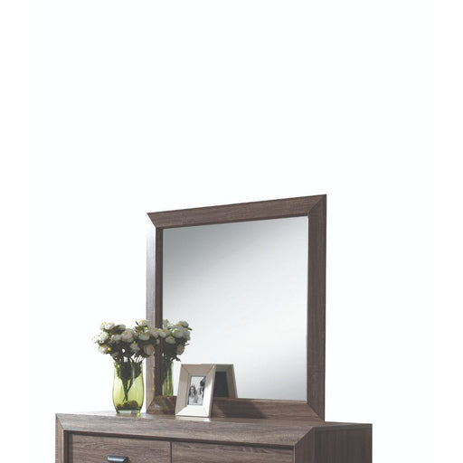 Lyndon - Mirror - Weathered Gray Grain Unique Piece Furniture