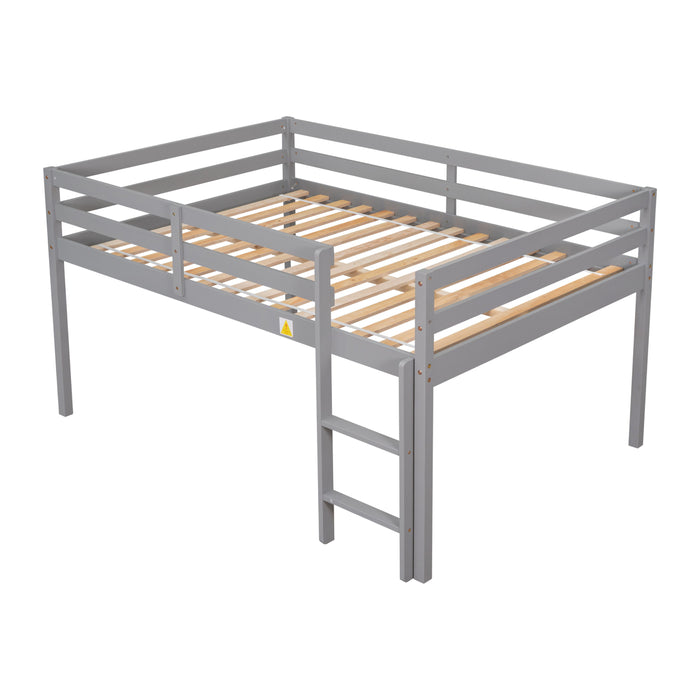Full Loft Bed - Grey