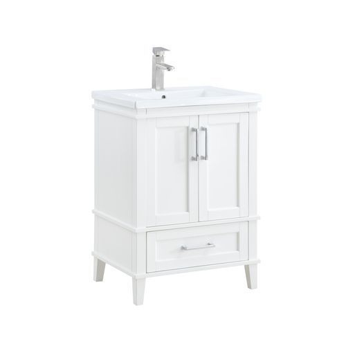 Blair Sink - Cabinet - White Finish Unique Piece Furniture