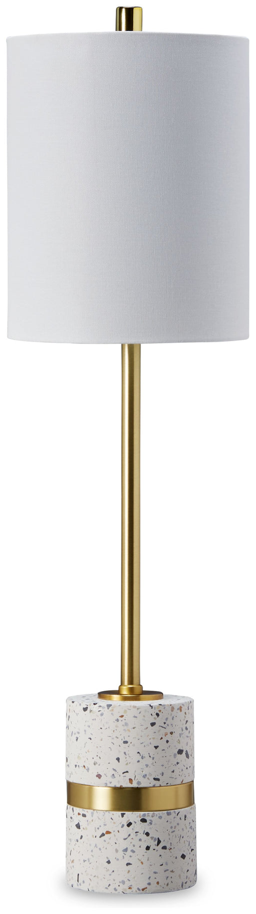 Maywick - White - Metal Table Lamp Unique Piece Furniture