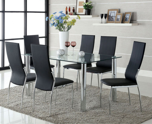 Kona - Dining Table - Pearl Silver Unique Piece Furniture