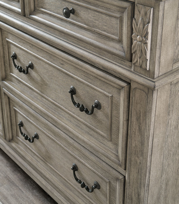 Lodenbay - Antique Gray - Dresser, Mirror Unique Piece Furniture