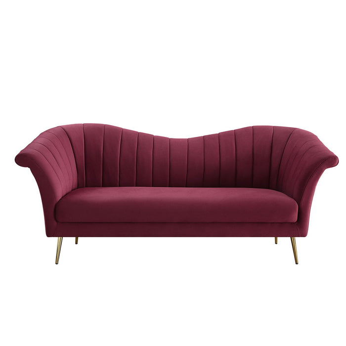 Callista - Sofa - Red Velvet Unique Piece Furniture