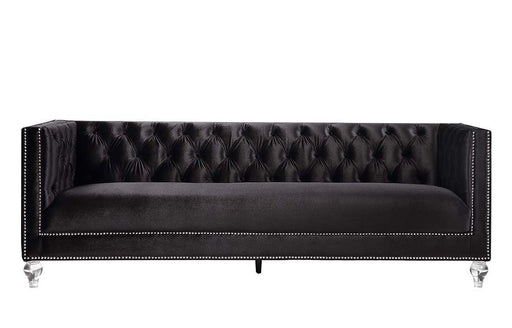 Heibero - Sofa - Black Velvet Unique Piece Furniture