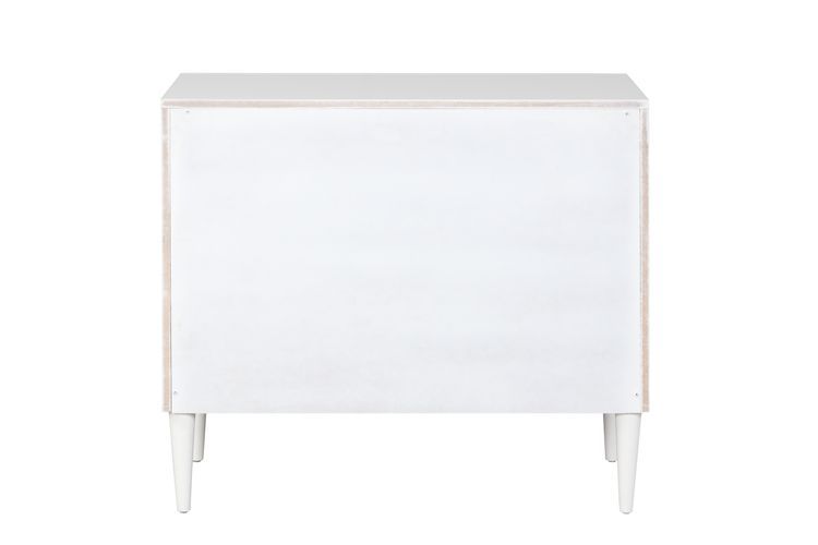 Dubni - Accent Table - White & Black Finish Unique Piece Furniture