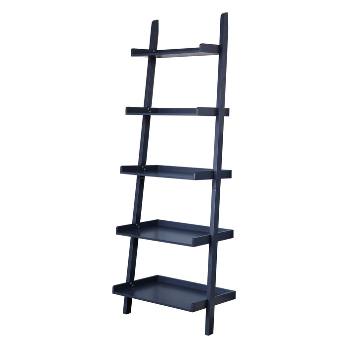 5 - Tier Ladder Shelf - Navy Blue