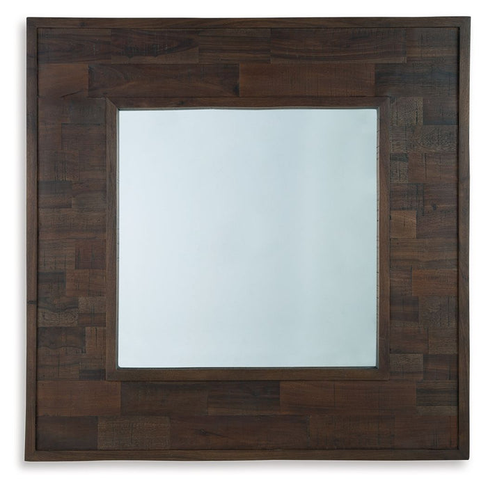 Hensington - Brown - Accent Mirror Unique Piece Furniture