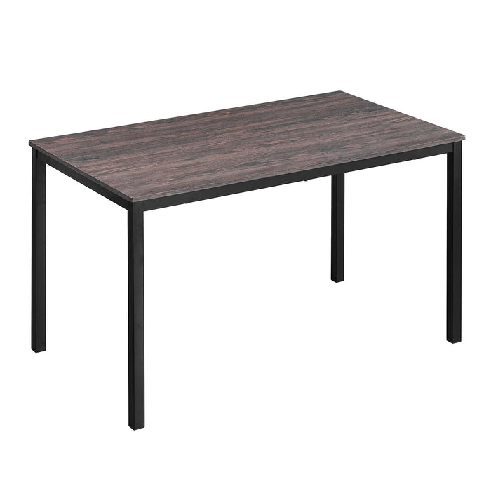 55.1'' Dining Table - Walnut Color Table Top With Black Leg