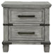 Russelyn - Gray - Two Drawer Night Stand Unique Piece Furniture