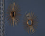 Doniel - Antique Gold Finish - Accent Mirror Set (Set of 2) The Unique Piece Furniture Furniture Store in Dallas, Ga serving Hiram, Acworth, Powder Creek Crossing, and Powder Springs Area