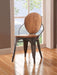 Jakia III - Side Chair (Set of 2) - Natural & Gunmetal Unique Piece Furniture Furniture Store in Dallas, Ga serving Hiram, Acworth, Powder Creek Crossing, and Powder Springs Area