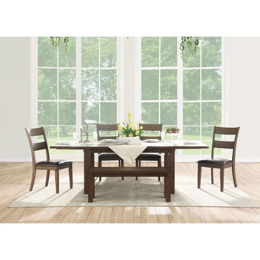 Nabirye - Dining Table - Dark Oak Unique Piece Furniture