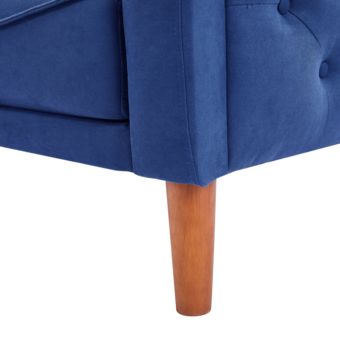2047 Three - Seat Sofa - Blue