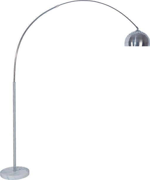 Lamp - Floor Lamp - Brushed Silver Unique Piece Furniture