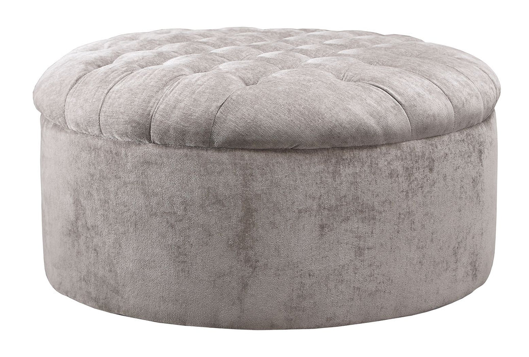 Carnaby - Linen - Oversized Accent Ottoman Unique Piece Furniture