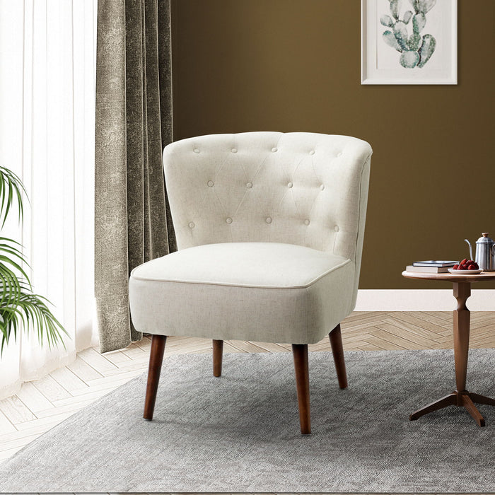 Caporaso Side Chair - Ivory