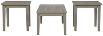 Loratti - Gray - Occasional Table Set (Set of 3) Unique Piece Furniture