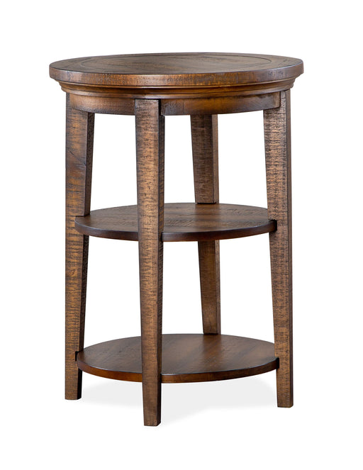 Bay Creek - Round Accent End Table - Toasted Nutmeg Unique Piece Furniture