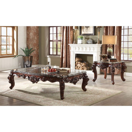 Forsythia - Coffee Table - Marble & Walnut Unique Piece Furniture